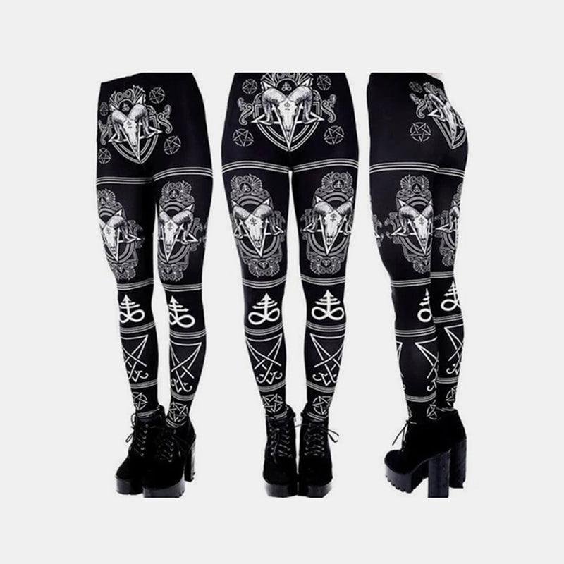 Satanic Goth Leggings