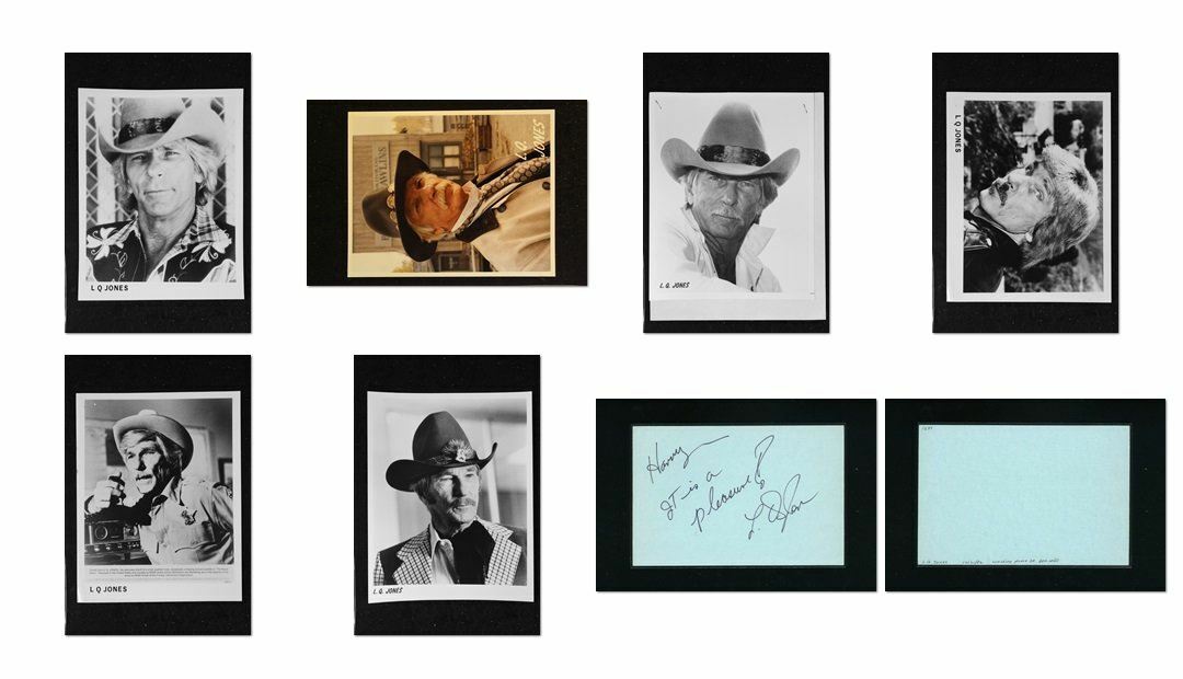 L.Q. Jones - Signed Autograph and Headshot Photo Poster painting set - A boy and his job