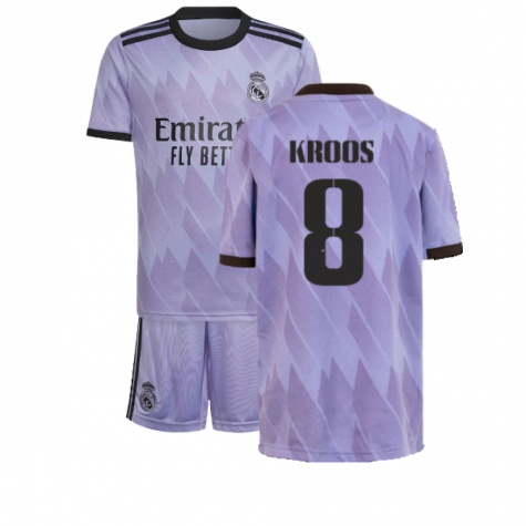 Real Madrid Toni Kroos 8 Auswärtstrikot Kinder Mini Kit 2022-2023