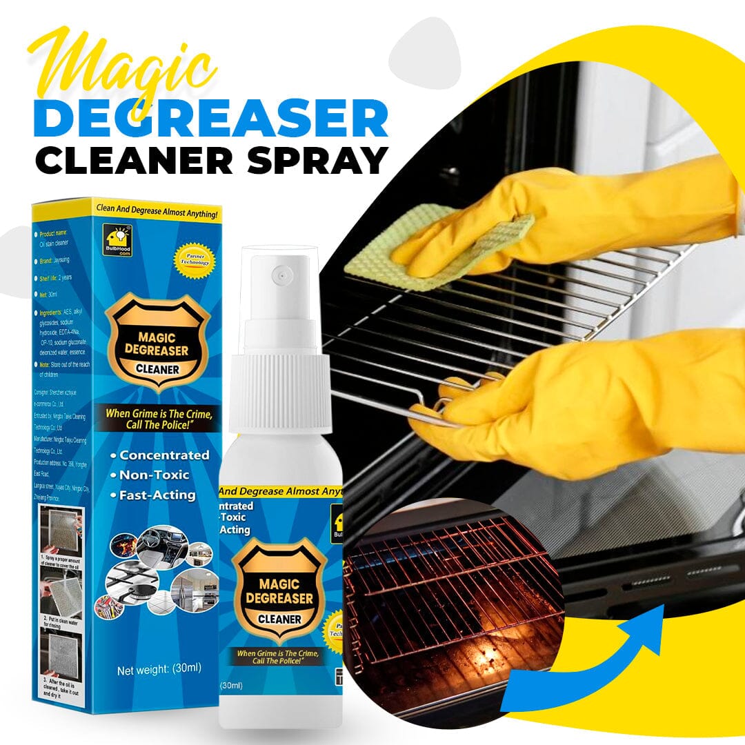 Jaysuing Degreaser Cleaner Spray,Magic Degreaser Cleaner Spray, Kitchen Magic Degreaser Cleaner Spray, Degreaser Cleaner Heavy Duty Kitchen, for