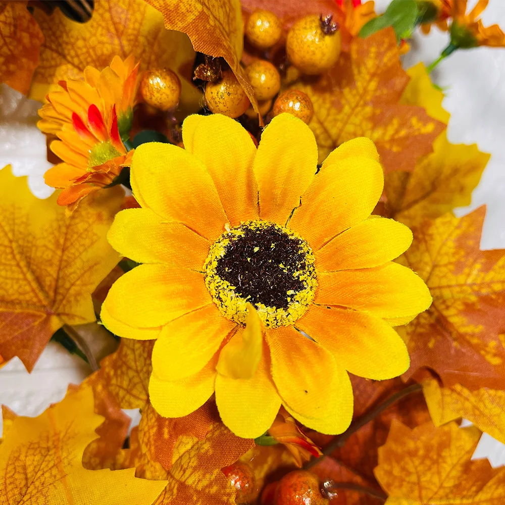 Halloween Horror Skull Fall Simulation Maple Leaf Creative Garland