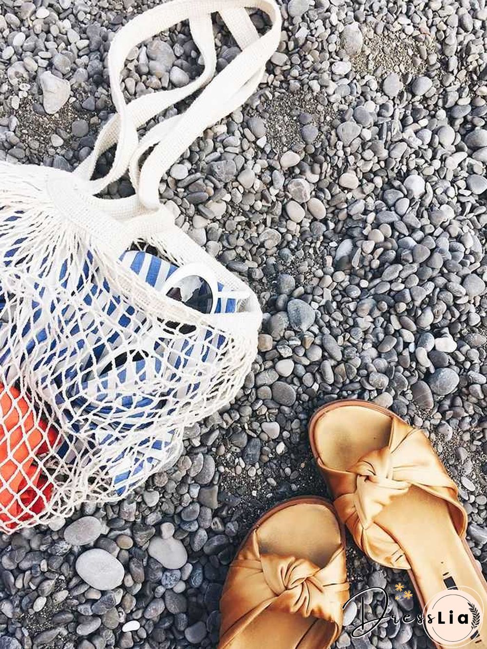 Eco Friendly Organic Fruit and Vegetable Mesh Net Grocery Tote Bag