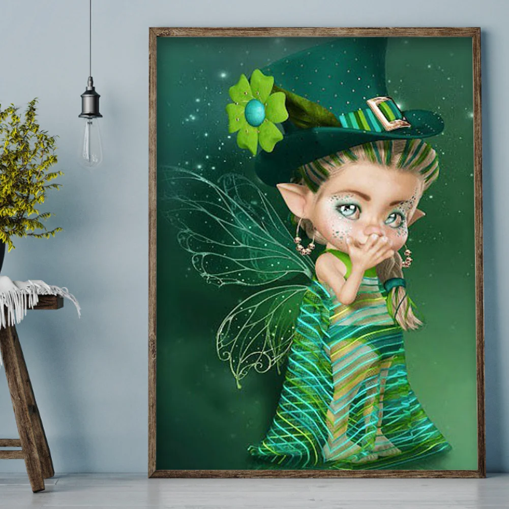 Full Round Diamond Painting 30*40cm - Big Eyes Doll