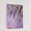 Kits d&rsquo;art bricol&eacute;s en perles perl&eacute;es violettes pour adultes d&eacute;coration murale avec cadre 30x40cm