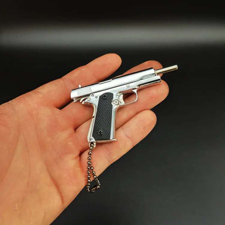 Glokglock G17 1:3 Scale Metal Keychain Toy Gun - Detachable Shell, Ce  Certified