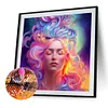 Rainbow Beauty - Round AB Drills Diamond Painting(45x45cm)