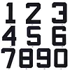 17cm Solar Lighted House Numbers IP44 Waterproof Light Up LED Address Signs