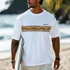 Men's Vintage Surf Graphic Print T-shirts by Inlyline
