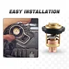 HIMARKLIF Thermostat Compatible with Yamaha 2-Stroke 3HP 15HP 25HP 30HP 40HP - 250HP Outboard Motors Replace#: 6E5-12411 6E5-12411-30-00 6E5-12411-20-00 6E5-12411-10-00