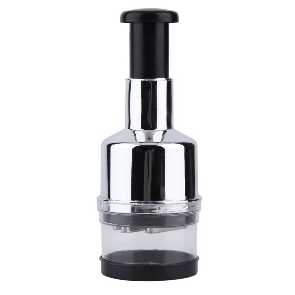 

Garlic Chopper Cutter Stainless Steel Manual Ginger Chili Vegetable Crusher, 501 Original