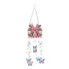 (US Local)DIY Diamond Painting Double Sided 3D Wind Chime Pendant Hanging Kit
