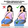 Driving Safe Belt Comfortable Maternity Seat Belt Dispersed Shock (Black)