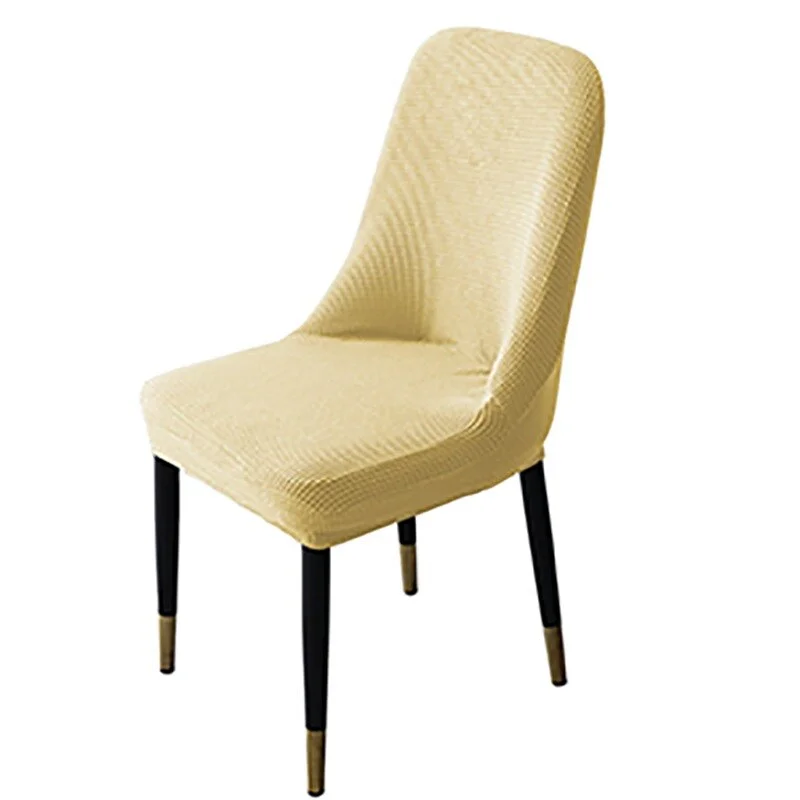 1/2/4/6pcs Polar Fleece High Back Chair Cover Stretch Washable Dining Chairs Covers Slipcover Office Chair Covers Christmas Home