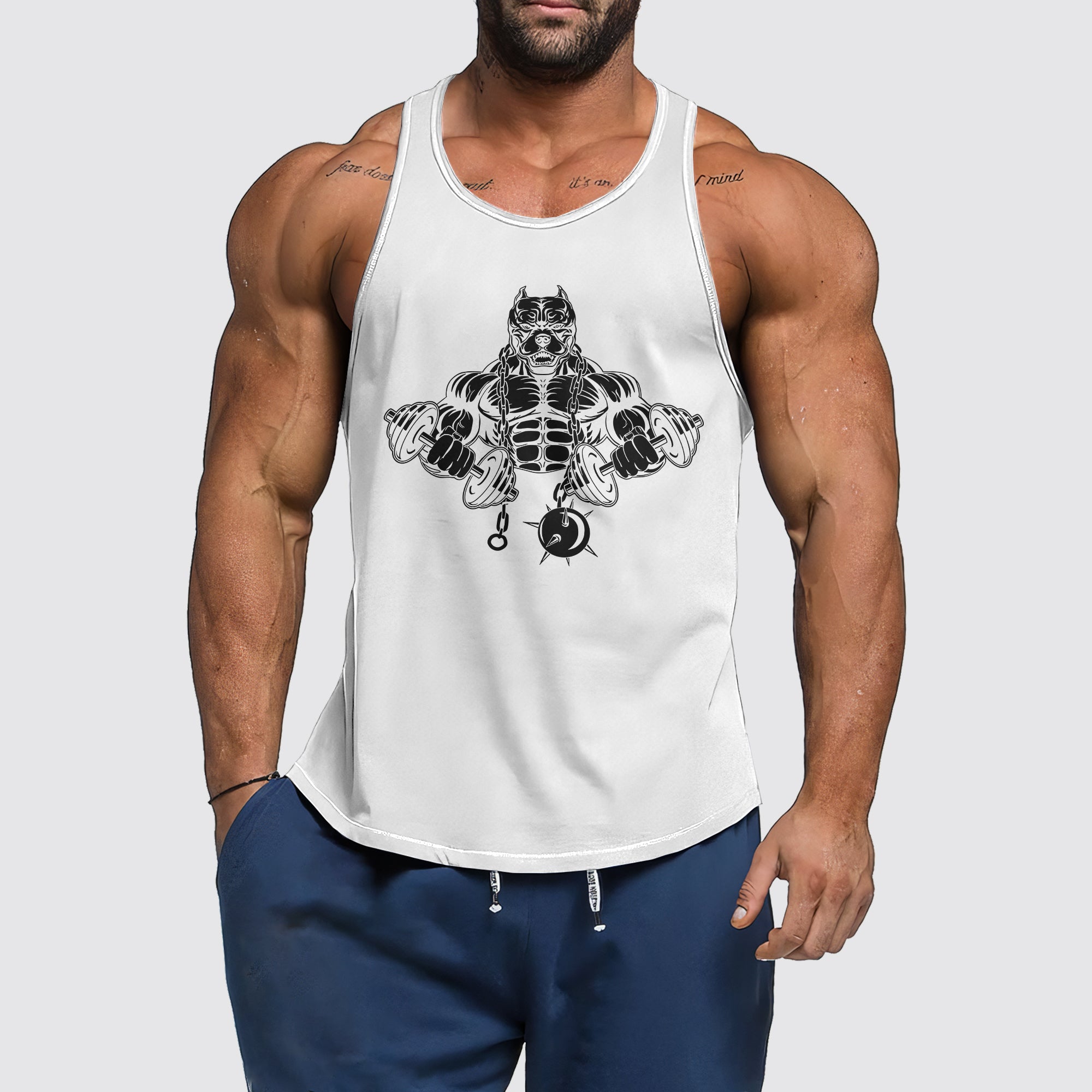 Ultimate Gym Tank Top for Men: Stay Cool and Comfy During Intense Workouts- AA02583
