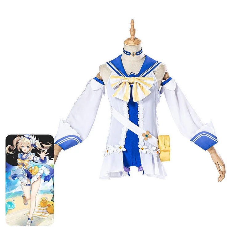 Genshin Impact Barbara Summertime Sparkle Summer Beach Cosplay Costumes