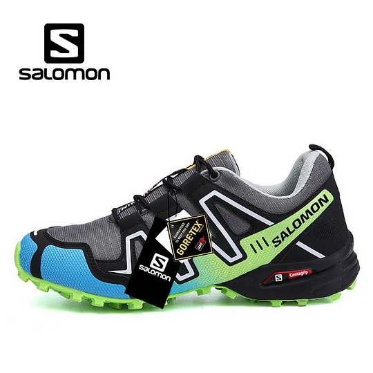 Buty trekkingowe Salomon® wykonane są z wodoodpornego i oddychającego materiału
