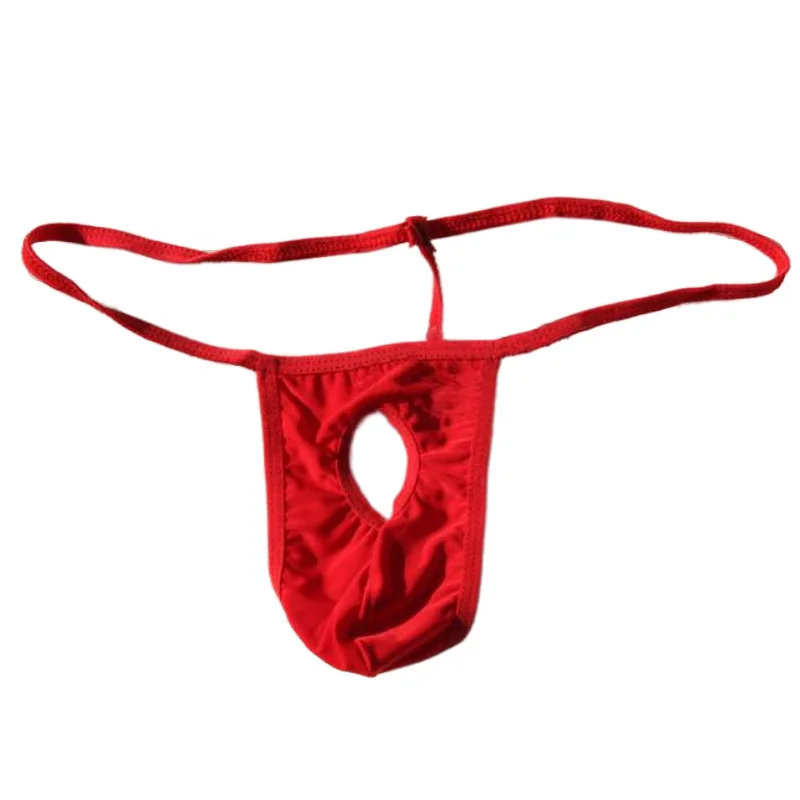 Uveng Men's Underwear Sex Style Before Open The Hole Dew Jj Panties Men's Super Sexy T-Word Trousers To Seduce Wild T-Pants
