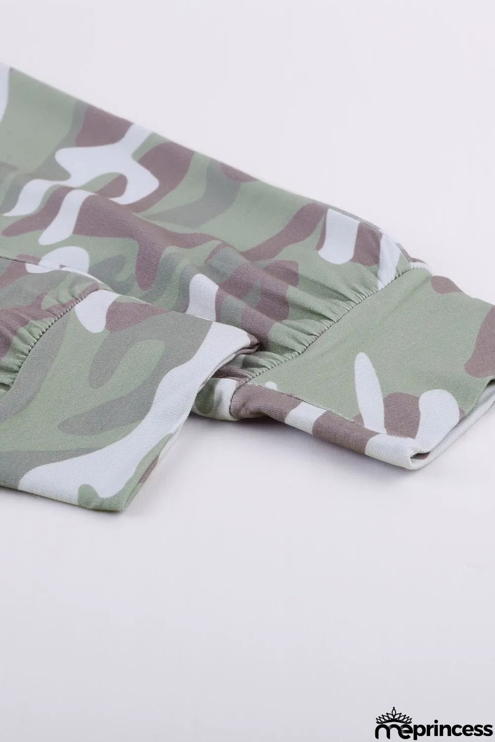 Women's Gray Camouflage Casual Sports Joggers