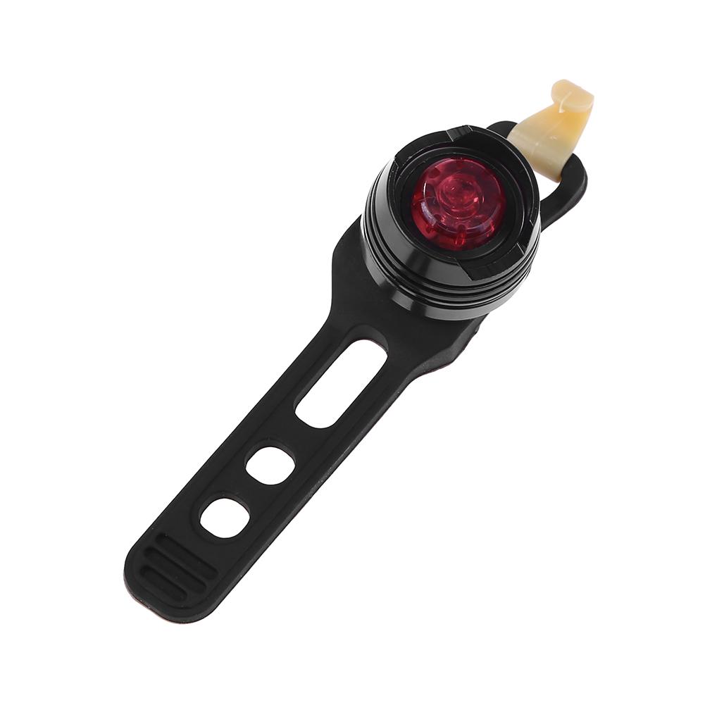 

Silicone 3 Modes Bike Tail Light LED Taillight Cycling Warning Rear Lamp, Black, 501 Original