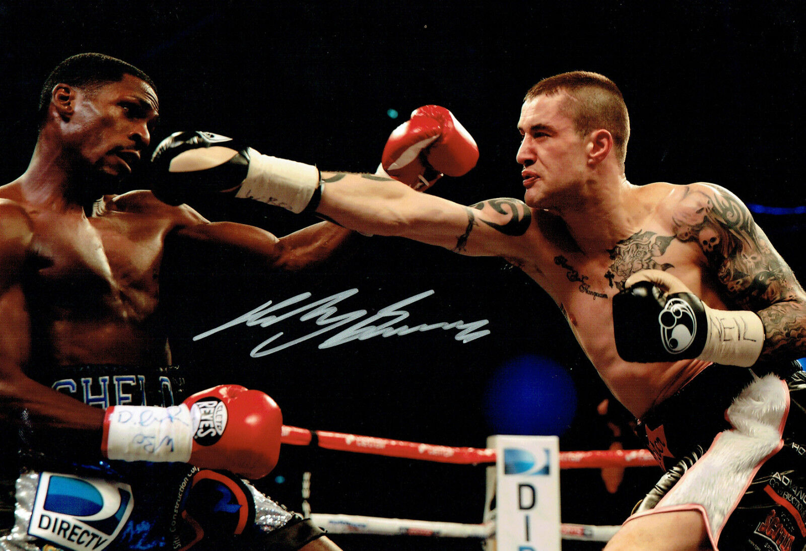 Ricky BURNS Signed 12x8 Autograph Photo Poster painting AFTAL COA Scotish Boxing Champion