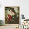 Smell Flower Beauty-14CT Stamped Cross Stitch 41*48cm/16.14*18.9in tapestrymarket