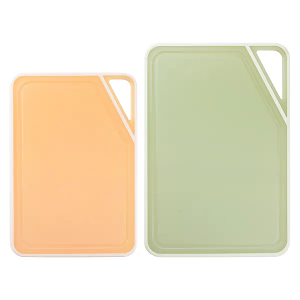 2-Piece Rectangular PP Cutting Board Set