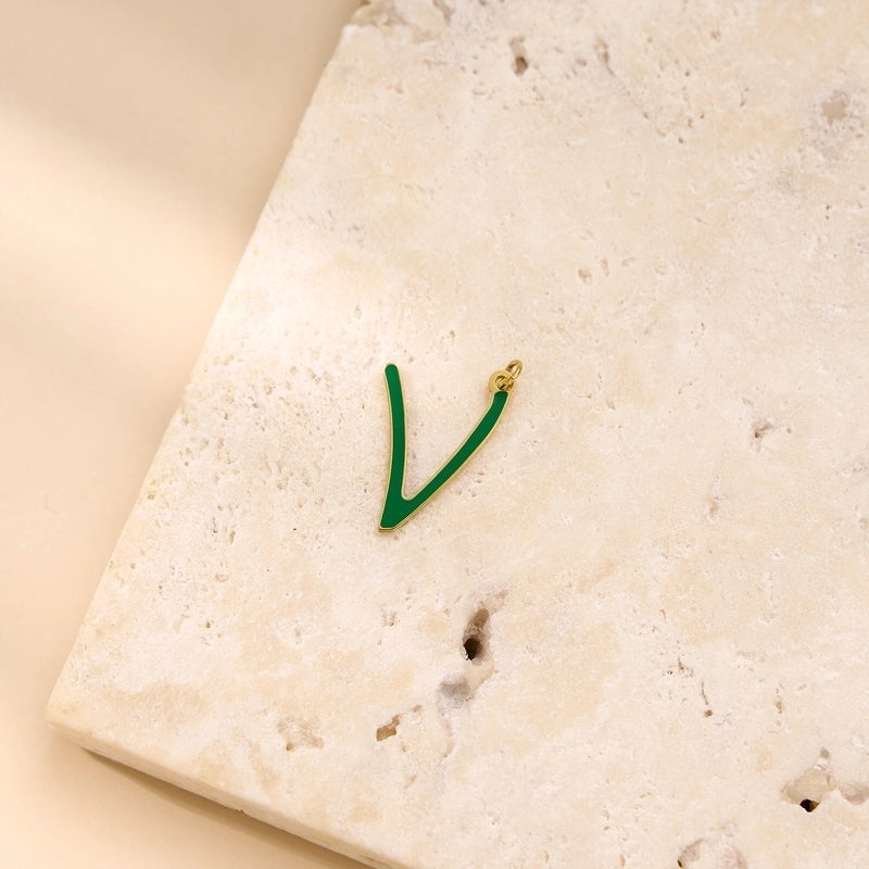 1 Piece 304 Stainless Steel Letter Jewelry Accessories Pendant