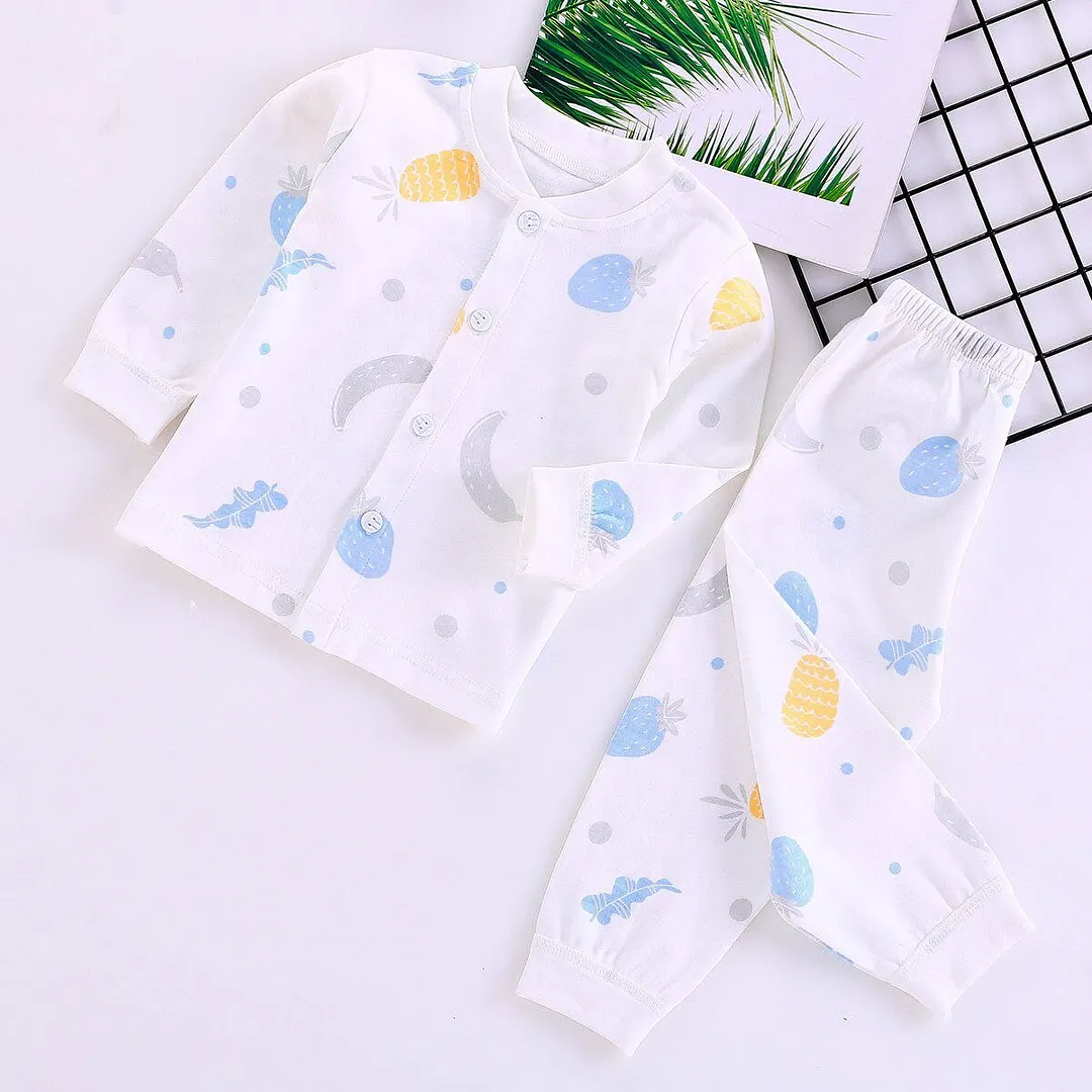 0-2 Years Soft Baby Clothes Set Spring Autumn Cotton Newborn Baby Boys Girls Clothes 2PCS Baby Pajamas Unisex Kids Clothing Sets