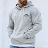 💥2025 New Arrivals!Letter Print Hooded Sweatshirt for Men, Loose Fit, Casual and Stylish.