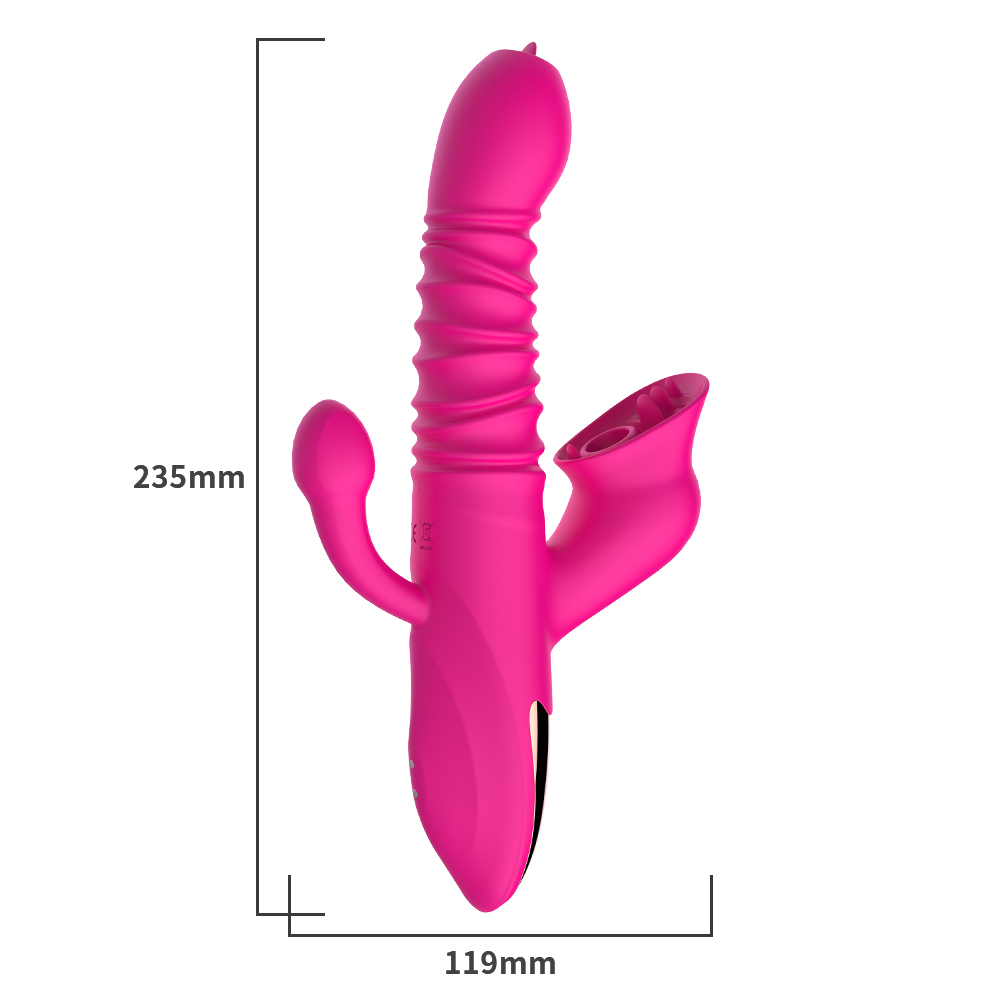 G Spot Vibrator Dildo With Sucking Vibrator