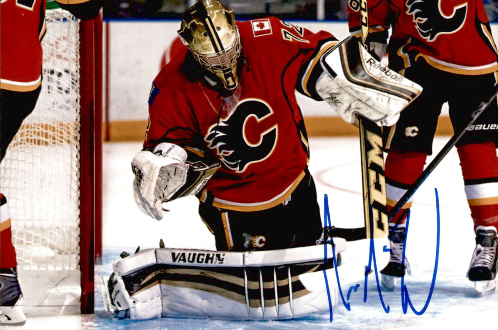 Mason McDonald SIGNED autographed 4x6 Photo Poster painting CALGARY FLAMES #3