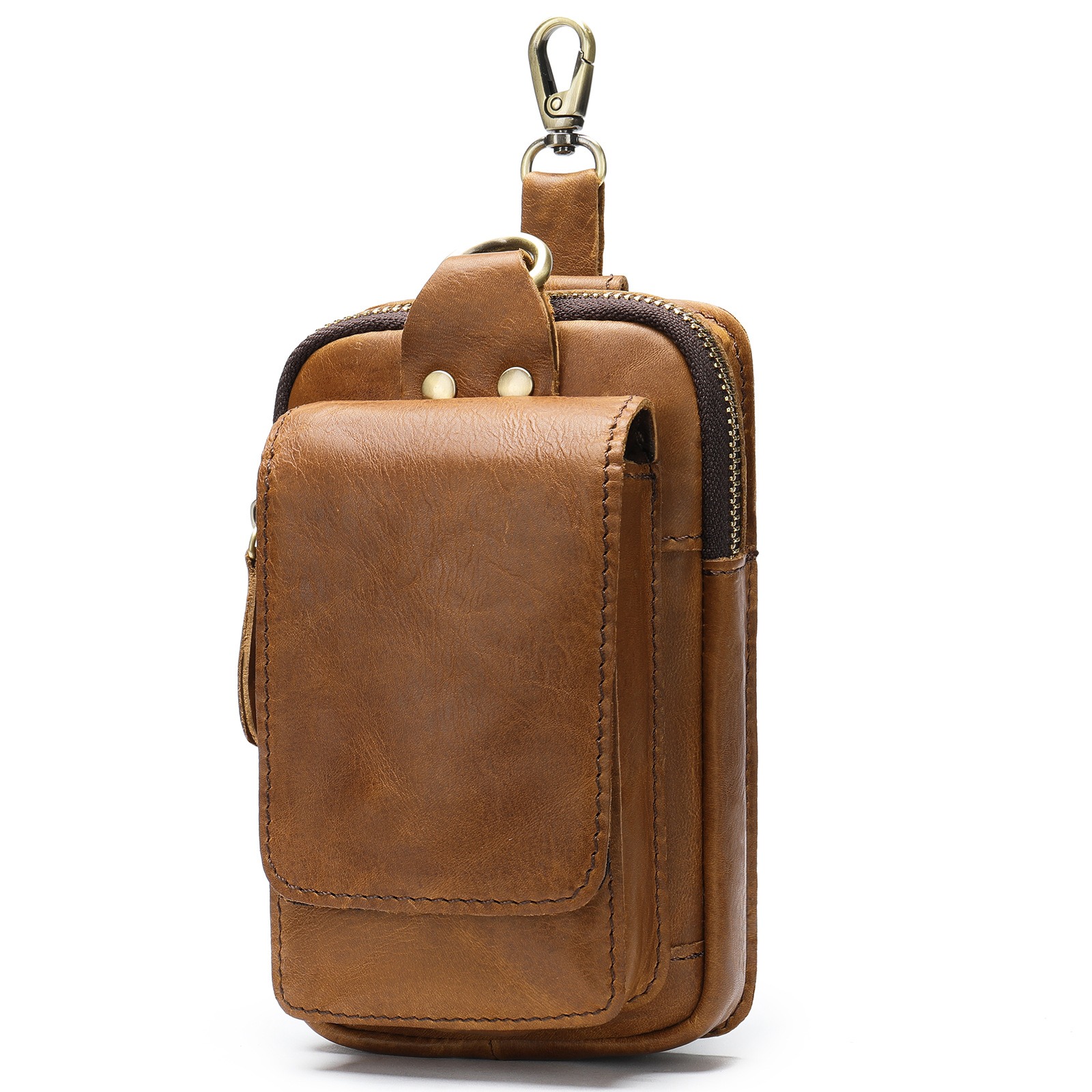 Men's Genuine Leather Belt Bag | ARKGET