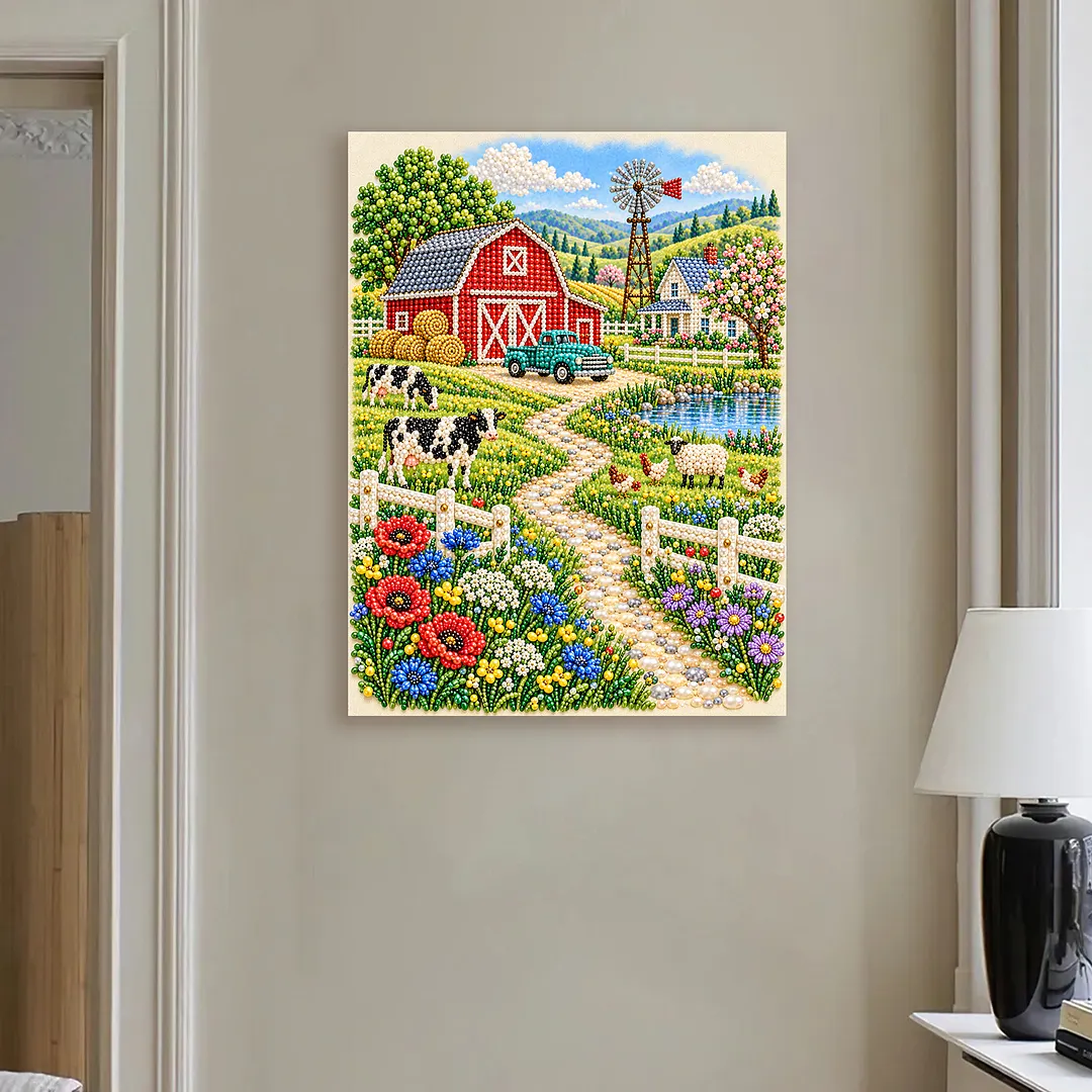 Pearl Painting Kit for Adults Farmhouse Decor 11.81x15.75in