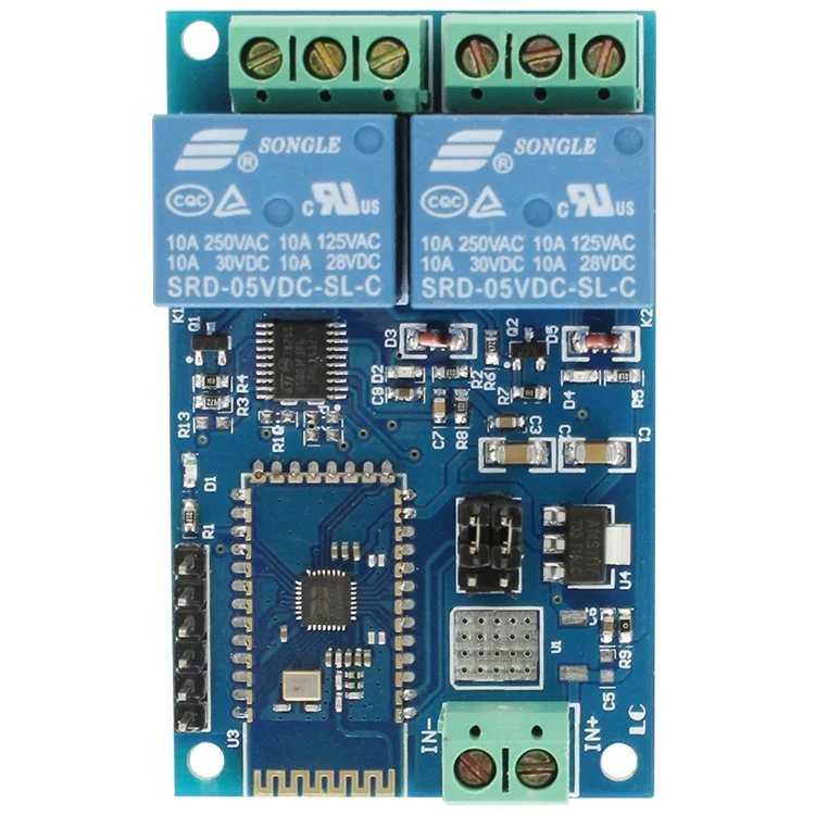 IoT Smart Home Android Phone APP Controlled Light Switch Wireless Remote Relay Switch 2 Channel dc 5v Relay Module
