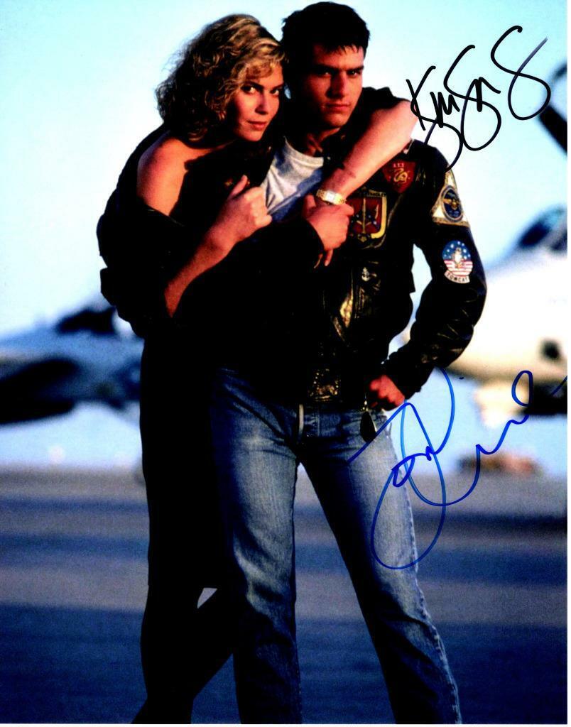 Tom Cruise Kelly McGillis autographed 11x14 Picture signed Photo Poster painting and COA