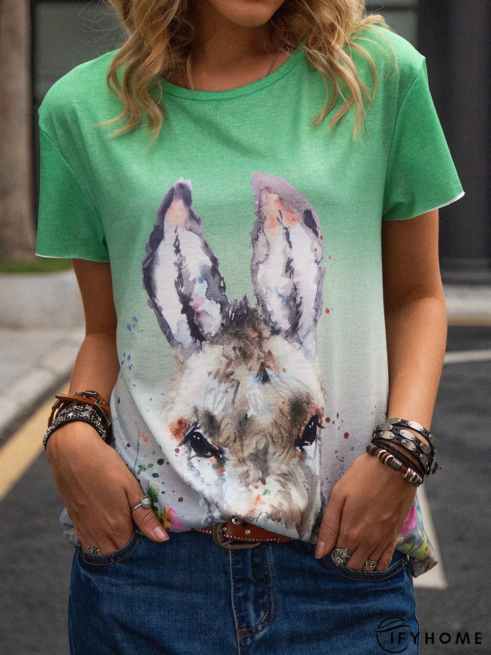 Short Sleeve Casual T-shirt | IFYHOME