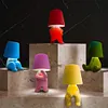 LED Bedside Lamp with Touch Control Creative Thinker Lamp Dimmable Night Light