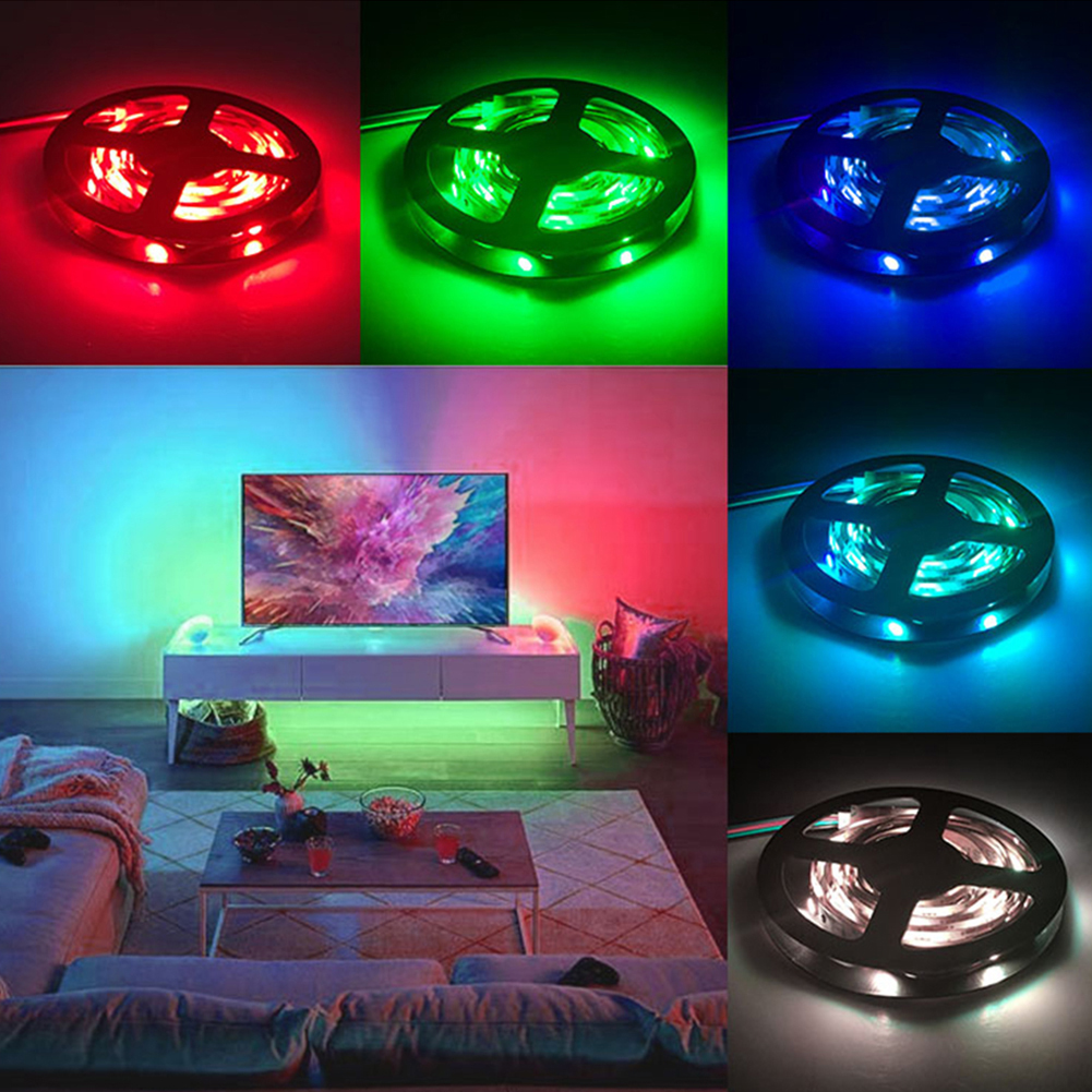 

5M LED Waterproof RGB Bluetooth Remote Control Ribbon-Curtain String Night Light, 501 Original