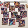 12pcs  Zodiac Signs Diamond Art Greeting Cards DIY 12 Pack with Envelopes