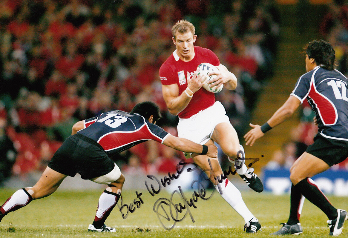 Dafydd James Hand Signed Wales Photo Poster painting 12x8 2.