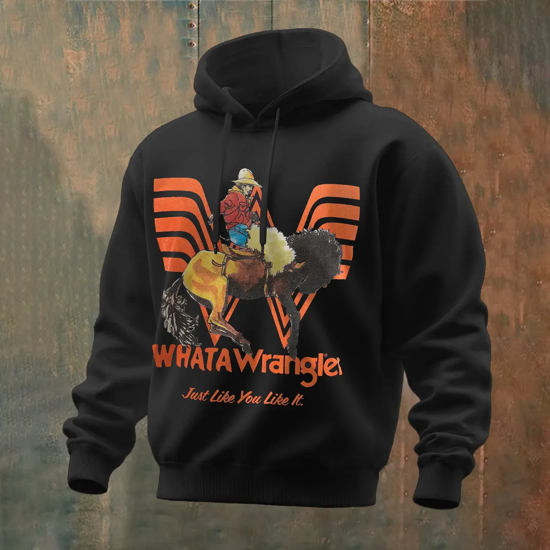 Stylish Cowboy Graphic Design Men's Hoodie