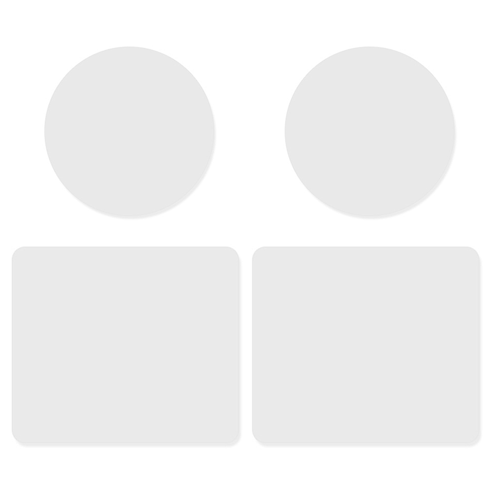 

4pcs Clear Car Side Rearview Mirror Side Window Waterproof Rainproof Films, 501 Original