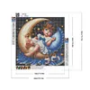 uk.everydayedeals Diamond Painting - Full Round - Moon Pajama Girl(40*40cm)
