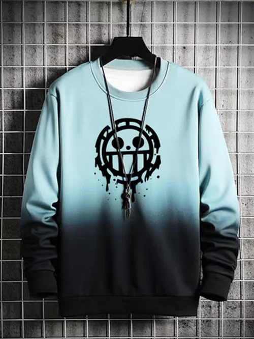 Men's Stylish One Piece Gradient Sweatshirt