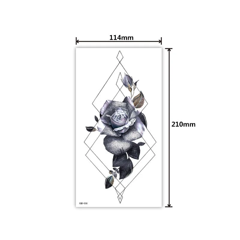 Full Arm Tattoo Sticker Creative Personality Small Full Arm Temporary Tattoo Original Waterproof Sweat Lasting Tattoo Sticker