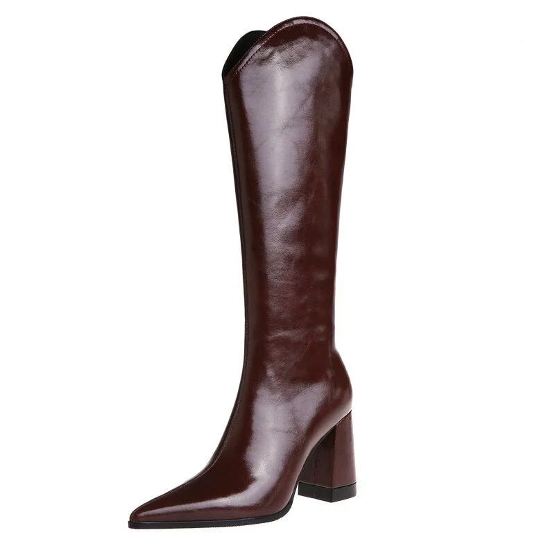 Boots Flat Platform Boots-women Women's Rubber Shoes Rain Sexy Thigh High Heels High Sexy Luxury Designer Round Toe Booties