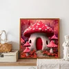 Diamond Painting -DIY Round Drill Pink Mushroom