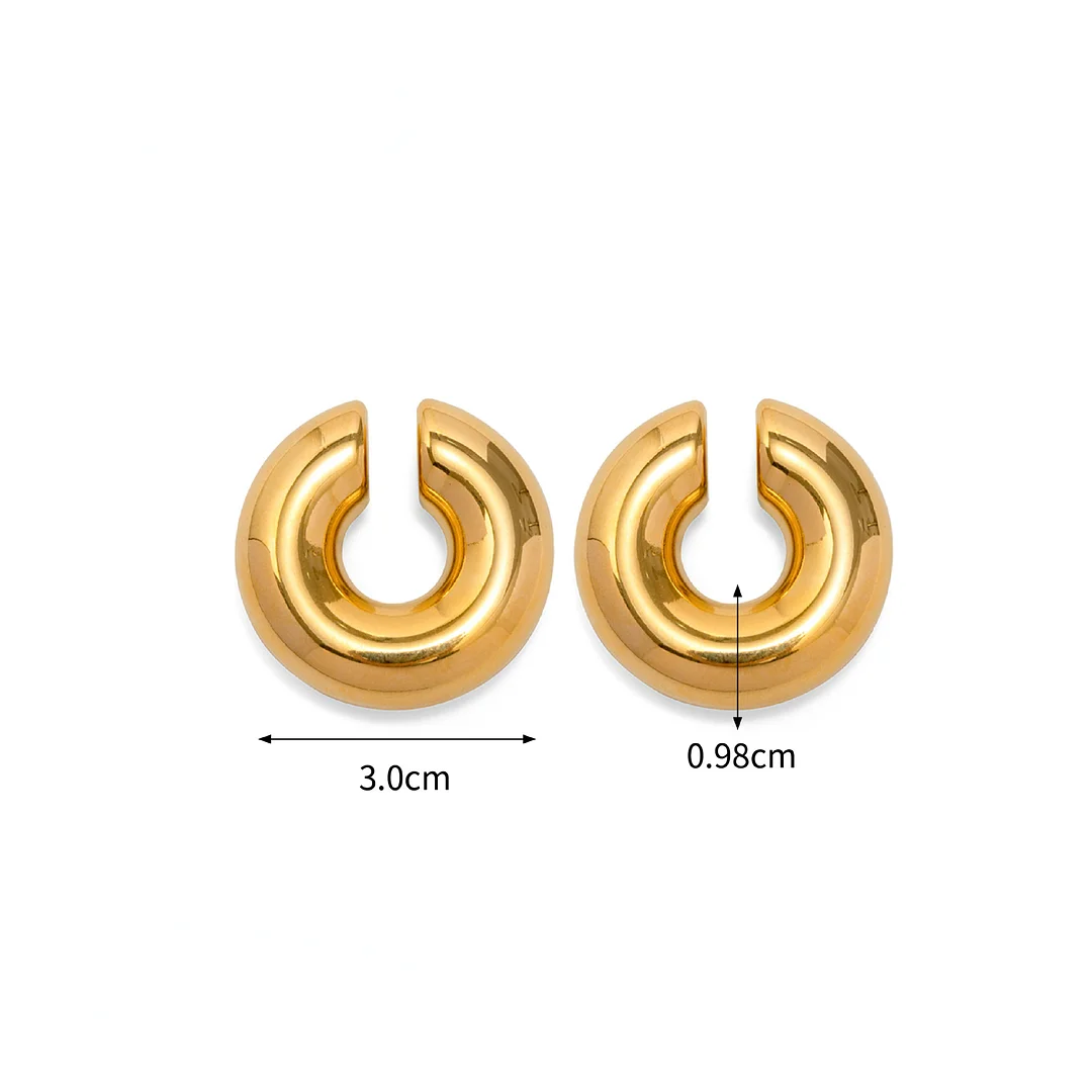 Cylindrical Tube Shaped Hollow Ear Ring
