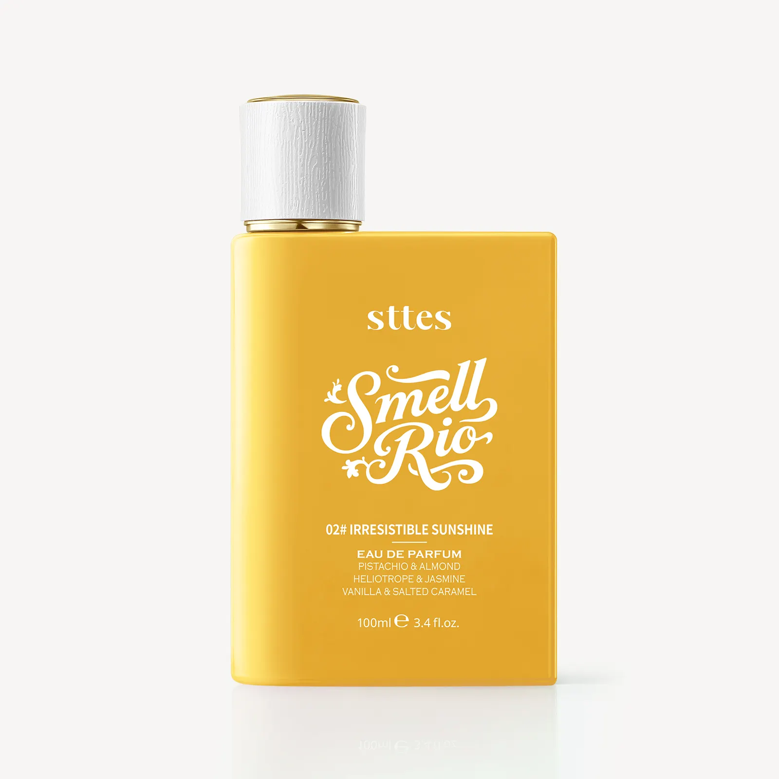 Sttes Perfume 02#（Irresistible Sunshine） - Eau De Perfume 100ml (3.4fl Oz)  vanilla Gourmet tune (Caramel vanilla flavor)   