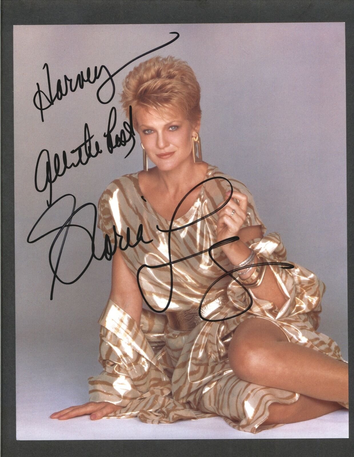 Gloria Loring - Signed Autograph Color 8x10 Photo Poster painting - Days of our Lives